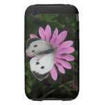 Butterfly and Pink Flower iPhone 3 Case