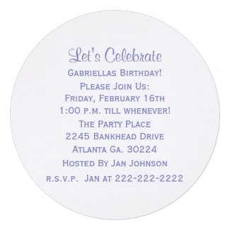 Butterfly And Polka Dot : Party Invitation