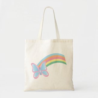 Butterfly and Rainbow Bag