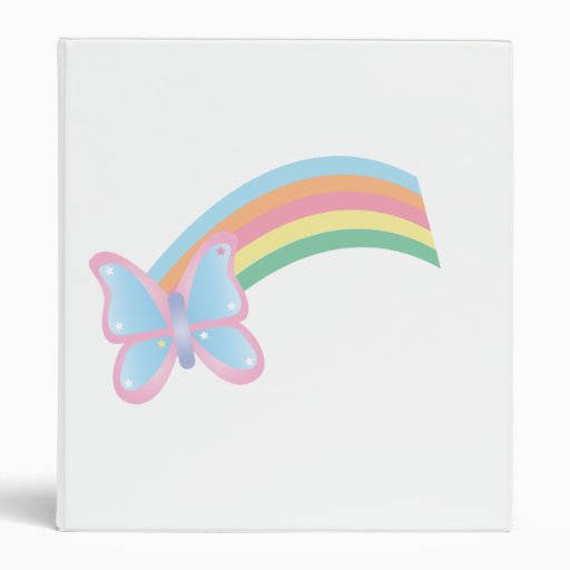 Butterfly and Rainow Avery Binder