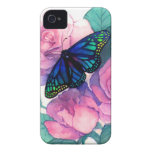 Butterfly and Rose Iphone case Case-Mate iPhone 4 Case