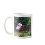 Butterfly and Rose of Sharon Coffee Mugs