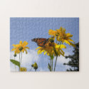 Butterfly and the Sunflower puzzle puzzle