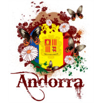 Butterfly Andorra t-shirts by teyes143 Butterfly Andorra t-shirts