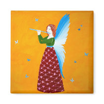 Butterfly Angel magnets by Leenasart Butterfly Angel magnets