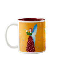 Butterfly Angel mugs by Leenasart Butterfly Angel mugs