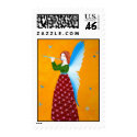 Butterfly Angel postage by Leenasart Butterfly Angel postage