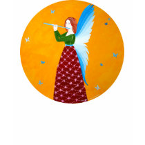 Butterfly Angel (round) t-shirts by Leenasart Butterfly Angel (round) t-shirts