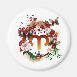 Butterfly Aries Refrigerator Magnets