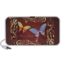 Butterfly Art 1 Doodle Travel Speaker