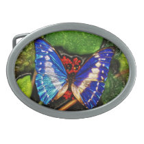 Butterfly Art 24 Belt Buckle