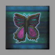 Butterfly Art magnets by sharpcreations Butterfly Art magnets