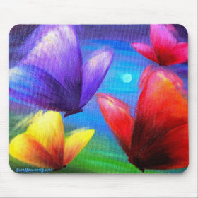 Butterfly Art Painting - Multi Mouse Pad