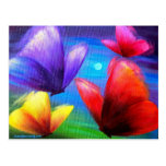 Butterfly Art Painting - Multi Postcard