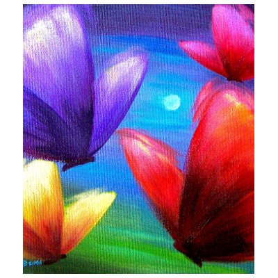 Butterfly Art Painting - Multi Shirts by JUDERM