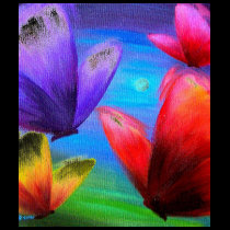 Butterfly Art Painting - Multi t-shirts
