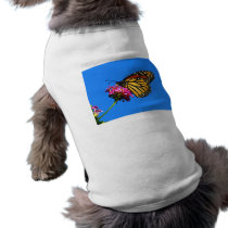 Butterfly at Buffet Dog T Shirt