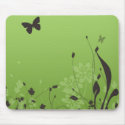 Butterfly away mousepads