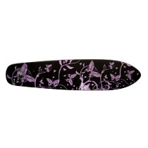 Butterfly BABE! (purple/black) Custom Skate Board