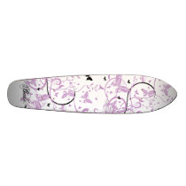 Butterfly BABE! (purple) Skate Board Deck