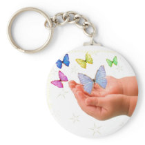 Butterfly Baby  Keychain