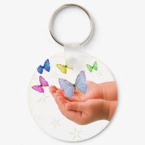 Butterfly Baby  Keychain