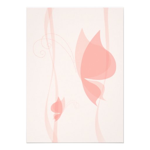 Butterfly baby shower invitation