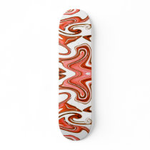 Butterfly Bat in Reds and Black Skateboard by TrevorStar Butterfly Bat in Reds and Black Skateboard