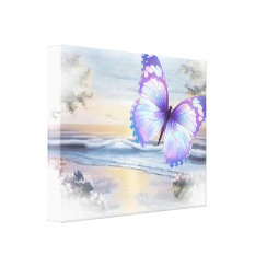 Butterfly Beach Canvas wrappedcanvas