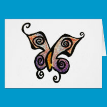 Butterfly Becky card cards