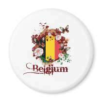 Butterfly Belgium magnets