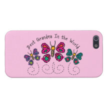 Butterfly Best Grandma iPhone 5 Covers