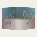 Butterfly Vinyl Binder