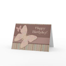 Butterfly Birthday Card by dreamwhisper Butterfly Birthday Card