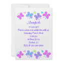 butterfly birthday invitation