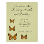 Butterfly Birthday Invitation