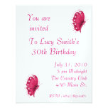 Butterfly Birthday Invitation