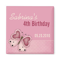 Butterfly · Birthday Invitation Magnet