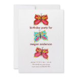 Butterfly Birthday Invitations