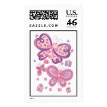 Butterfly Birthday Postage Stamp