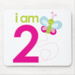 Butterfly birthday Tshirt Mouse Pad