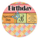 Butterfly Birthday Wishes stickers