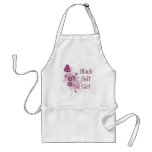 Butterfly Black Belt Girl Apron
