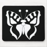 Butterfly Black/White mousepads