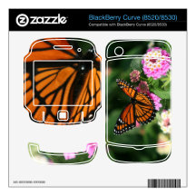 Butterfly BlackBerry Curve (8520/8530) Skin BlackBerry Skin
