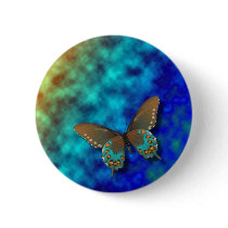 Butterfly: Blue and Brown Swallowtail buttons