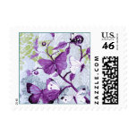 Butterfly Blue and Purple Postage
