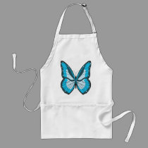 Butterfly Blue aprons