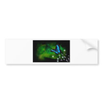butterfly blue bumper stickers