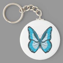 Butterfly Blue keychains